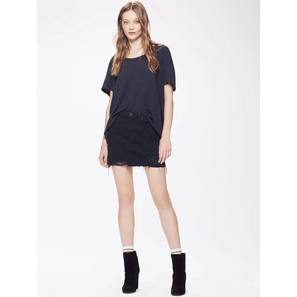 Mother - The Vagabond Mini Fray in Black